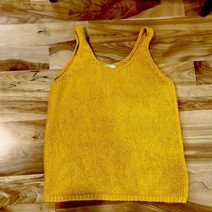 Lucky Brand crocheted tank top
